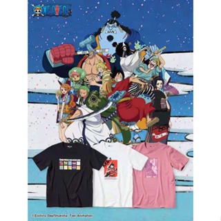 Uniqlo เสื้อยืดแขนสั้น พิมพ์ลาย One piece UT สไตล์จีน 440673