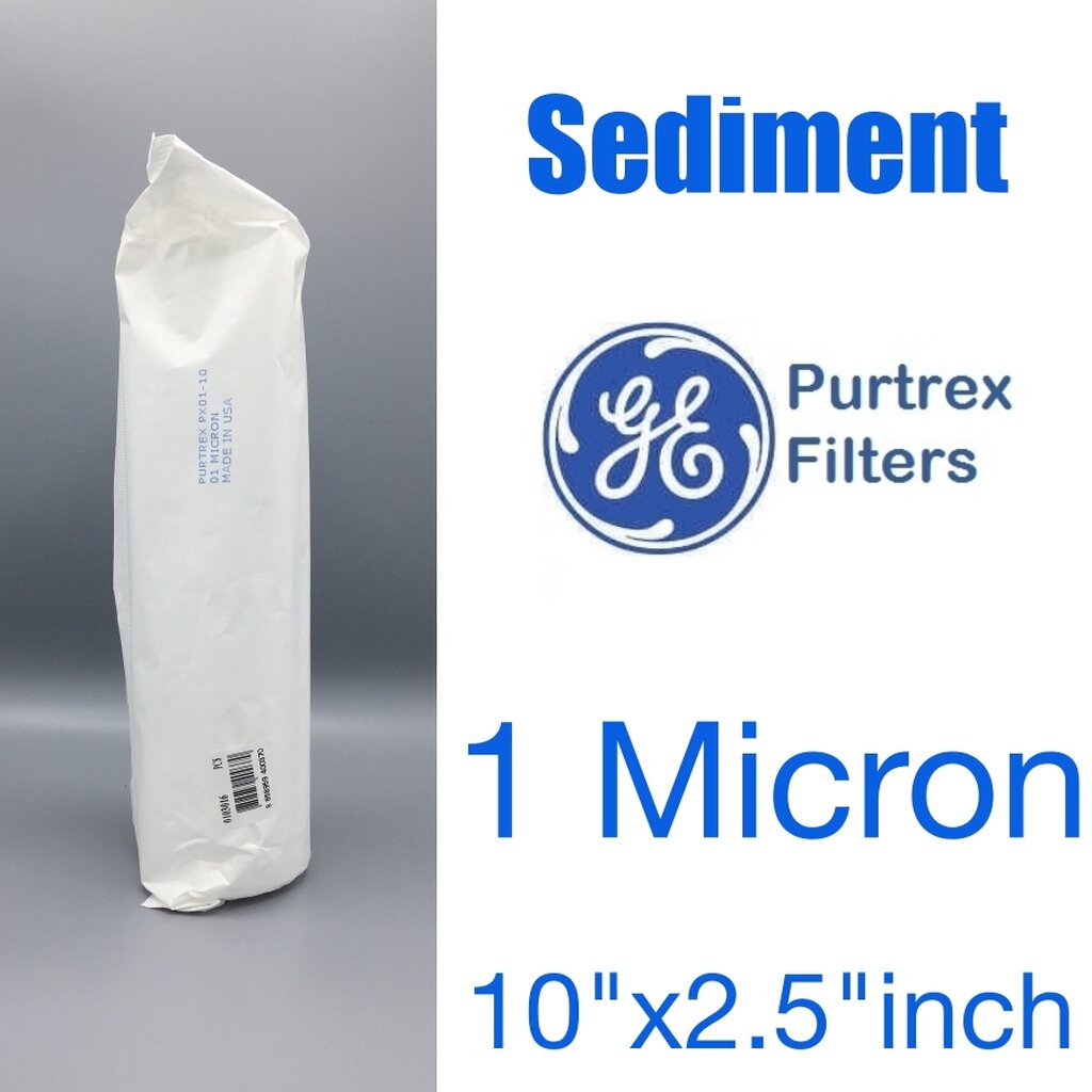 ภาพหน้าปกสินค้าSediment Depth Filter 2.5"x10" 1 Micron PURTREX PX01-10