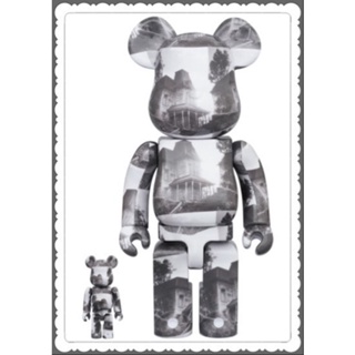 (ของแท้) BE@RBRICK BATES MANSION 100％ & 400％ (Bearbrick)