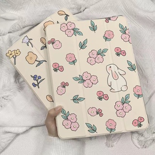 For iPad Pro 11 12.9 Case 2021 2020 2018 Cute Ultra Slim Tri-folds Cover Stand for iPad Pro 12 9 inch Silicon Transparen