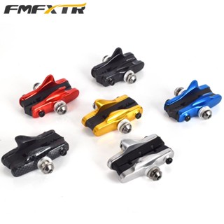 Fmfxtr ผ้าเบรกคาลิปเปอร์ สีพื้น สําหรับรถจักรยาน BMX FIXIE V-Pad VBrake MTB