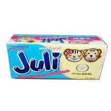 Juli tissue paper กระดาษเช็ดหน้า 150แผ่น หนา 2 ชั้น นุ่มและเหนียว ซับน้ำได้ดี (1 ห่อ)