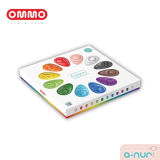 OMMO แบรนด์แท้ สีเทียนปลอดสารพิษ Baby Crayons Color Set  สามารถเล่นได้ตั้งแต่ 1 ขวบขึ้นไป  สีเทียนสำหรับเด็ก