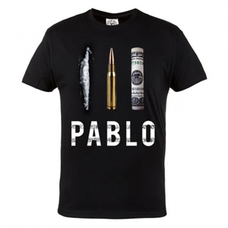 เสื้อแฟชั่นผญ2022 อื่นๆ - ผู้ชาย Clothes@ #$ Gildan - บุรุษ Pablo Escobar กาวิเรีย Narcos ผ้าฝ้าย 1