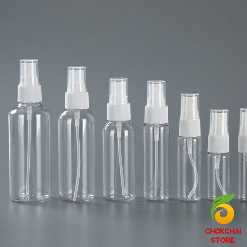 chokchaistore-ขวดสเปรย์-สีใส-ขวดใส่สเปรย์พกพา-ขวดสเปรย์น้ำหอม-มี-ขนาด-30-50-100-มล-transparent-spray-bottle