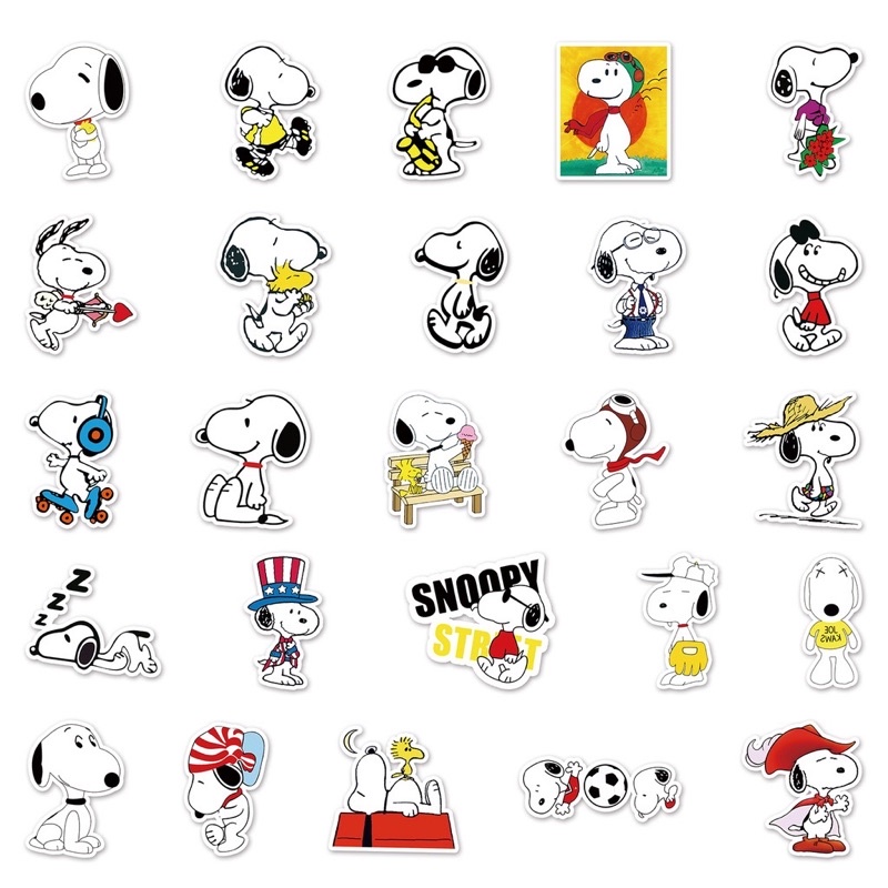 สติ๊กเกอร์-snoopy-285-สนู้ปปี้-50ชิ้น-ตกแต่ง-สนู๊ป-สติ้กเกอร์-สนุปปี้-สะนูป-snoopy-สนูป-สะนู-สนูบ-สนู-สนุบ-สนุป-ปี้-ปี่