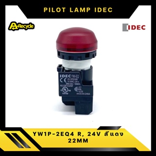 IDEC YW1P-2EQ4 R PILOT LAMP 24V 22mm สีแดง