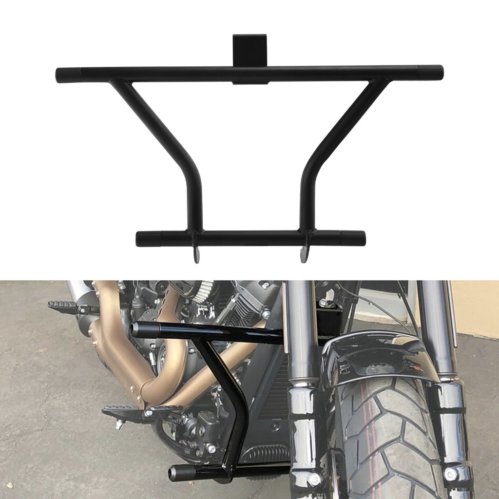 Motorcycle Engine Guard Crash Bar For Harley Softail Deluxe Fat Bob Sport Glide Deluxe Heritage
