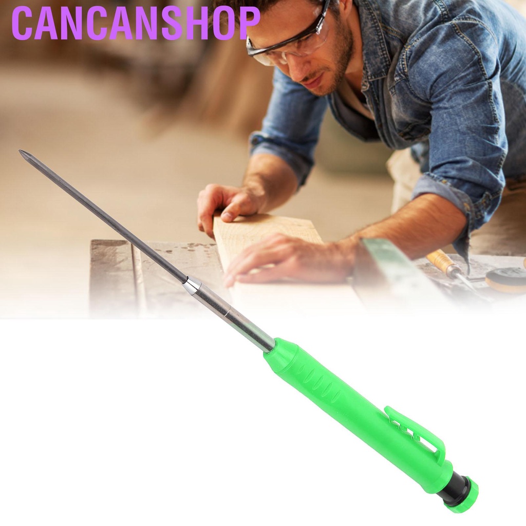 cancanshop-mechanical-carpenter-pencil-with-sharpener-woodworking-deep-hole-for-metal-plastic-marking