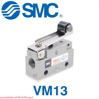 VM13 SMC VM13 SMC VM131-01-01 SMC SMC Roller Lever 3/2 Pneumatic Manual Control Valve VM100 Series, Rc 1/8, 1/8in