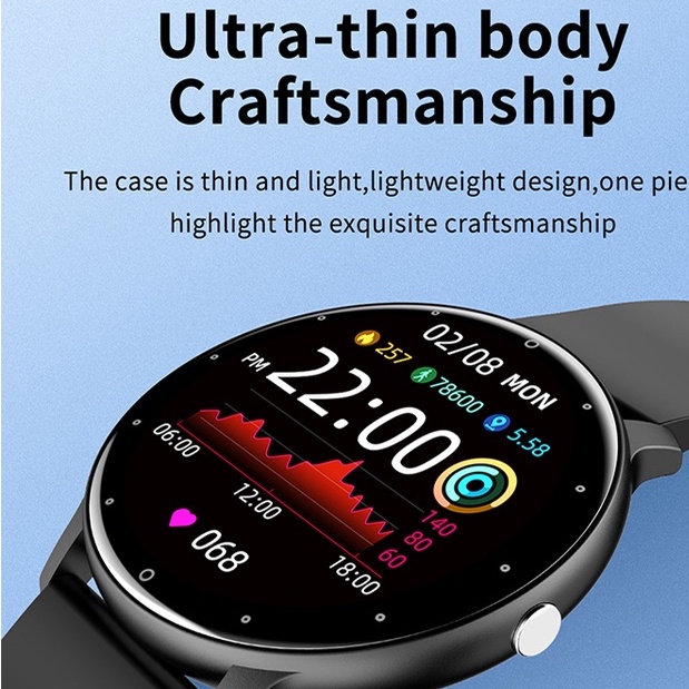 bozlun-สมาร์ทวอทช์-แท้-smart-watch-สัมผัสได้เต็มจอ-นาฬิกาวัดความดันนาฬิกาออกกำลังกายวัดชีพจรเครื่องศูนย์ไทย-สำหรับ