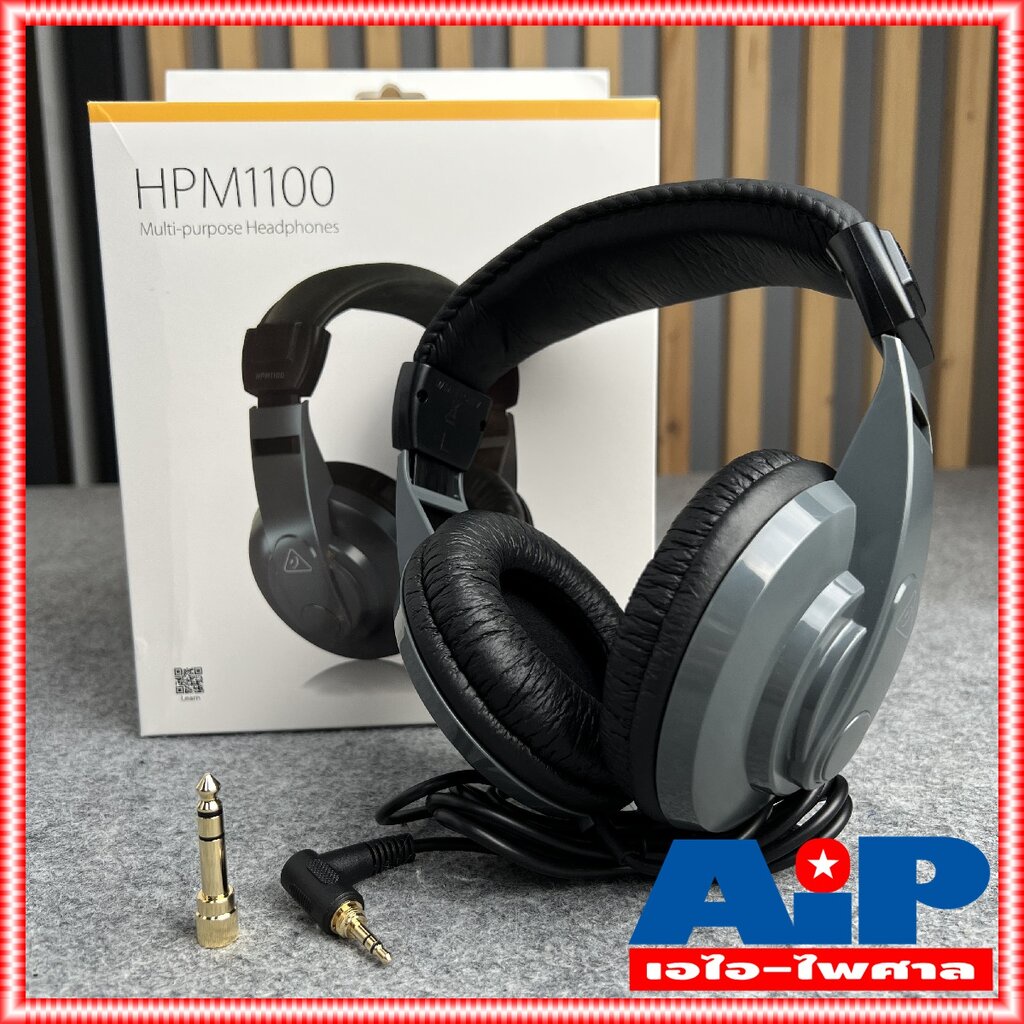 behringer-hpm-1100-bk-หูฟัง-หูฟังครอบ-หูฟังสตูดิโอ-headphone-hpm1100-bk-hpm-1100-bk-เอไอ-ไพศาล