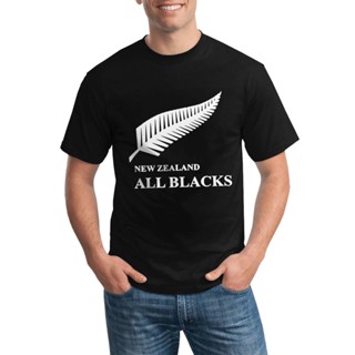 Tee เสื้อแฟชั่นผญ เสื้อคู่รัก - แปลกใหม่เย็น Gildan เสื้อยืดนิวซีแลนด์All Blacksสีต่างๆที่มีอยู่