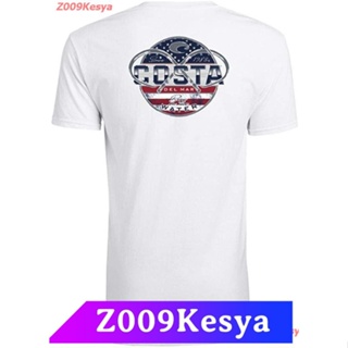 Tee เสื้อตราหานคู่ Z009Kesya เสื้อยืดผู้ชาย Costa Del Mar discount Costa Del Mar คอสต้า เดล มาร์
