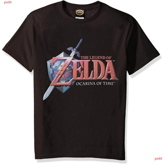 pokt เสื้อยืดยอดนิยม Nintendo Boys Zelda Hey Ocarina Graphic T-shirt Popular T-shirts