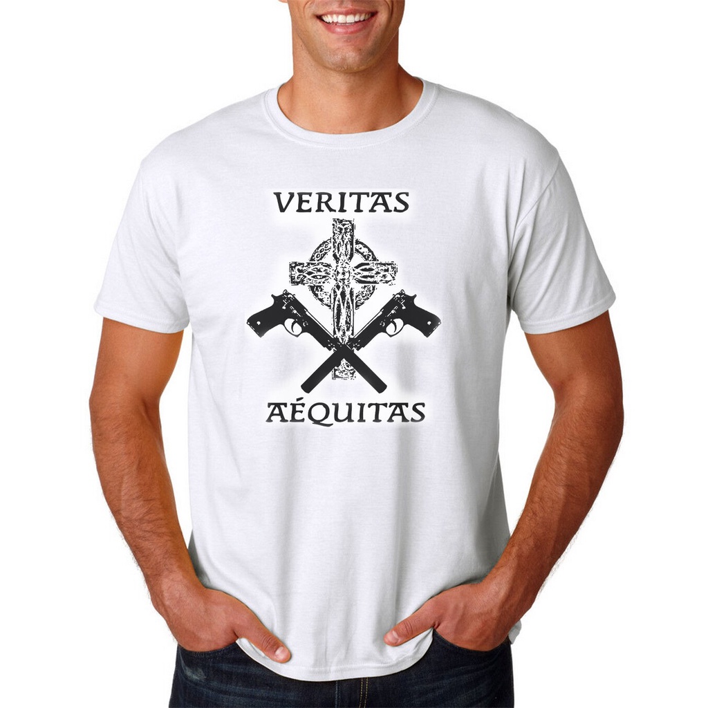 เสื้อยืดเด็กผช-เสื้อครอปสายฝอ-veritas-aequitas-tshirt-ความจริงความยุติธรรมคู่-9-มม-คาทอลิกข้าม