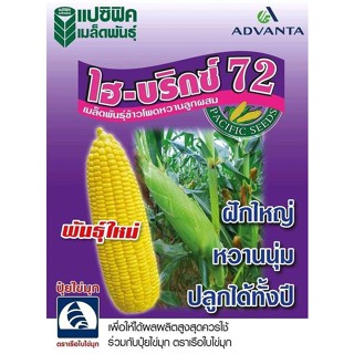 ข้าวโพด ไฮ-บริกซ์ 72 ขนาด  1  กิโลกรัม