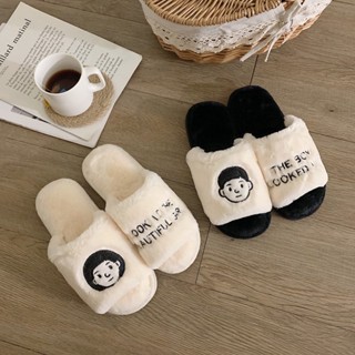 พร้อมส่ง!! รองเท้าสลิปเปอร์ รองเท้าใส่ในบ้าน สลิปเปอร์ slipper เพิ่มความอุ่นให้เท้า รองเท้าผู้หญิง รองเท้าผู้ชาย #0006-