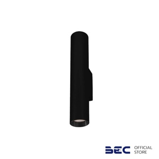 BEC ZG-W004/BLACK โคมไฟติดผนัง ทรงกระบอก ขั้ว GU10 สีดำ ยาว 15.2 ซม. สำหรับใช้ภายในอาคาร