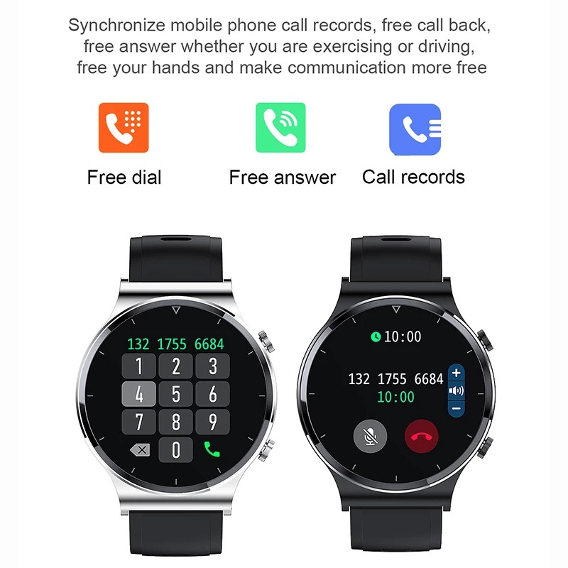 ภาพสินค้าOPPO สมาร์ทวอทช์ รองรับภาษาไทย สมาร์ทวอทช์กันน้ำ กลมสัมผัสได้เต็มจอ Smartwatch นาฬิกาสมาร์ทวอทช์ COD จากร้าน ihdotplygp บน Shopee ภาพที่ 4