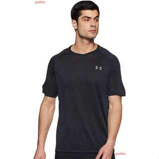 เสื้อยืดผู้ชายและผู้หญิง Under Armour Mens Tech 2.0 V-Neck Short-Sleeve T-Shirt Popular T-shirts