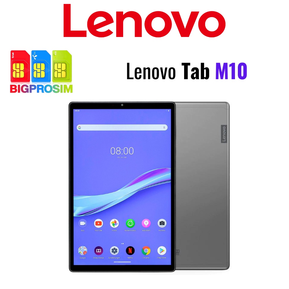 ภาพหน้าปกสินค้า(ลด 130.- กรอกโค้ด ZM5UQ) Lenovo Tab M10 4G Ram 4/128 Gray FHD Plus TB-X606X(2nd Gen) ( ศูนย์ไทย) จากร้าน bigprosim บน Shopee