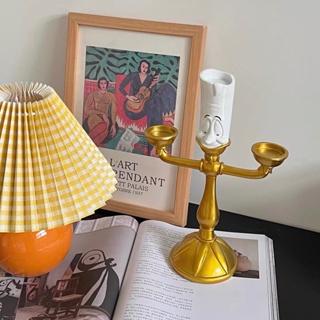 ส่งจากไทย🌈 โมเดลเชิงเทียน Lumiere Beauty and The Beast สำหรับตกแต่งห้อง บ้าน เป็นของขวัญ สวยและเหมือนจริงมาก เทียน