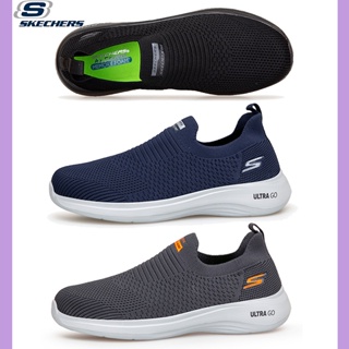 สินค้า Go WALK รองเท้าผ้าใบ รองเท้าวิ่ง แบบสวม ผ้าตาข่าย สําหรับผู้ชาย *Skechers_Sneaker