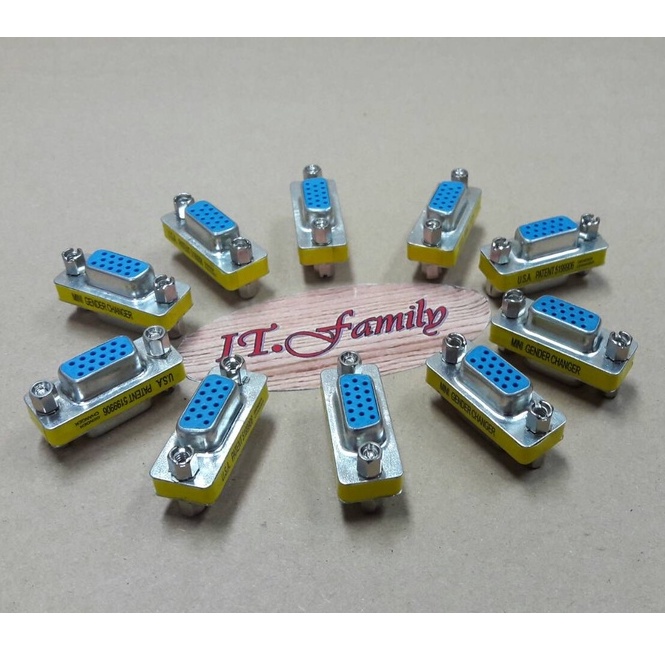 ตัวต่อสาย-vga-15pin-f-f-ตัวต่อกลาง-สาย-vga-ให้ยาว-จำนวน-10-ตัว-ออกใบกำกับภาษีได้