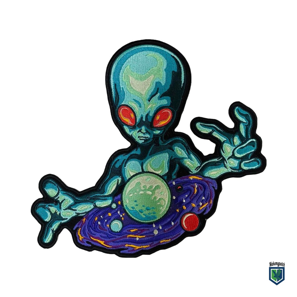 Alien Galaxy Patch for Vest | Shopee Thailand