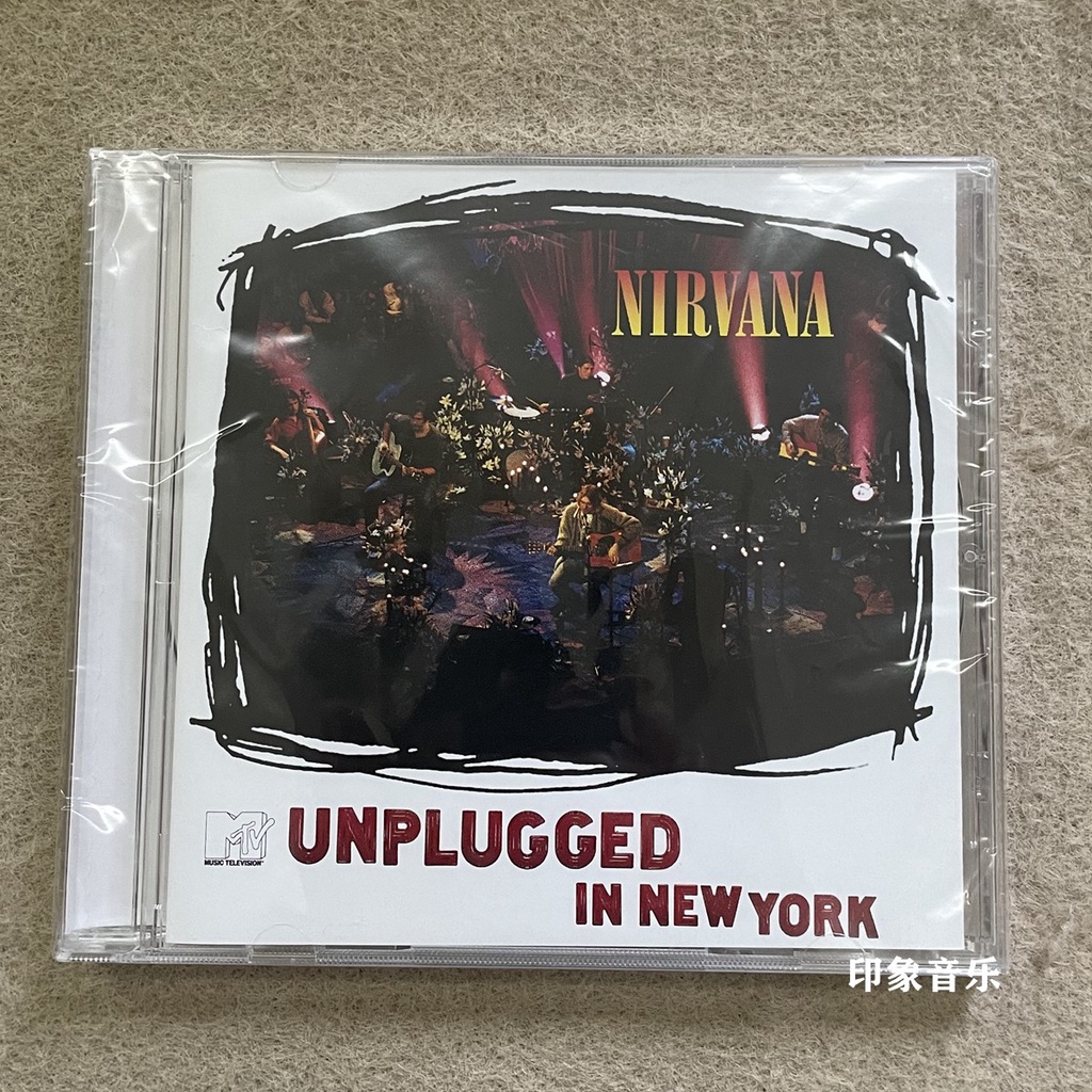 แผ่น CD อัลบั้มเพลง Nirvana Nirvana MTV Unplugged In New York สไตล์ ...