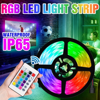 แถบไฟ LED Neon RGB Fita โคมไฟกันน้ำ5V NightLight ตกแต่งไฟบรรยากาศ TV BackLight ยืดหยุ่นไดโอด