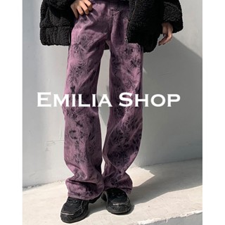 EMILIA SHOP  กางเกงขายาว กางเกง กางเกงขายาวผู้หญิง 2022 ใหม่  High quality Korean Style รุ่นใหม่ Comfortable ES220162 36Z230909