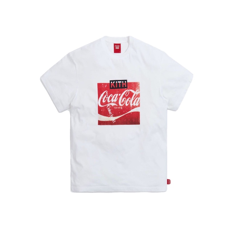 เสื้อเบลาส์-ชุดเซ็ต-2-ชิ้น-kith-x-coca-cola-ร่วมโคคา-โคล่าเสื้อยืดแขนสั้นแขนสั้นผู้ชายและผู้หญิง-xa