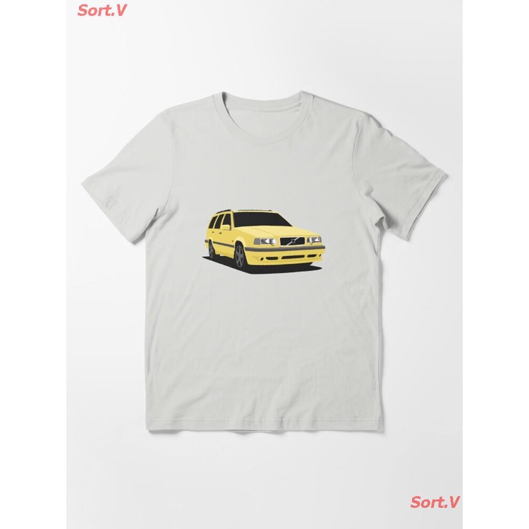 เสื้อสาวอวบ-เสื้อแฟชั่นผญ-โลโก้-volvo-850-t-5r-essential-t-shirt-เสื้อยืดพิมพ์ลาย-เสื้อยืดโลโก้รถ