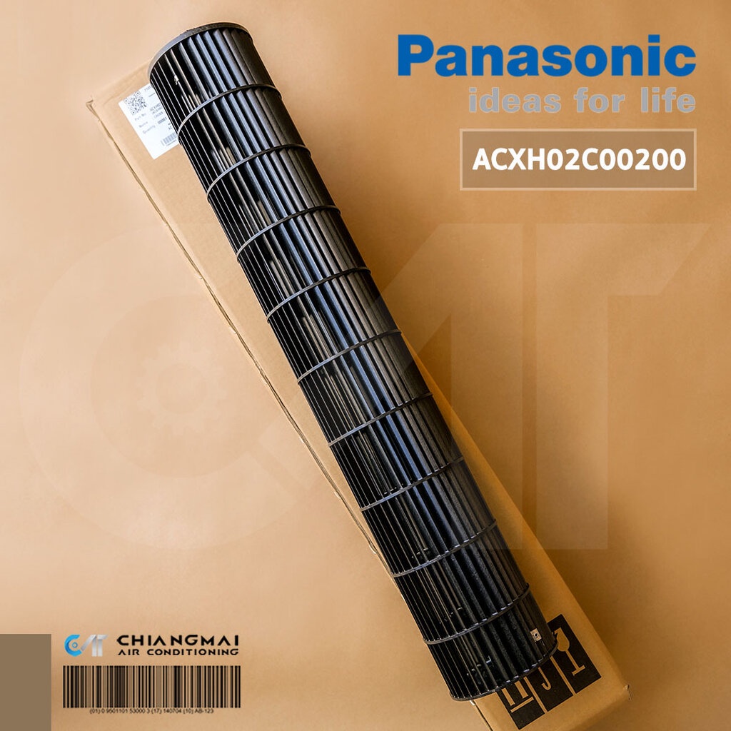 ภาพหน้าปกสินค้าACXH02C00200 ใบพัดลมคอยล์เย็น Panasonic ใบพัดลมโพรงกระรอก โบเวอร์แอร์ พานาโซนิค อะไหล่แอร์ ของแท้ศูนย์