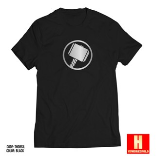 Tee เสื้อมาร์เวลล้างแค้น Tshirt Unisex สําหรับผู้ชายและผู้หญิงแฟชั่นขนาดใหญ่ Thor | ร้อยเท่า 4%1