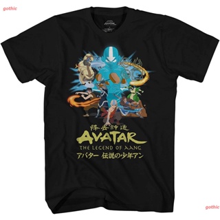 เสื้อยืดลำลอง Avatar The Last Airbinder Poster Release Officially Licensed Adult T-Shirt Popular T-shirts