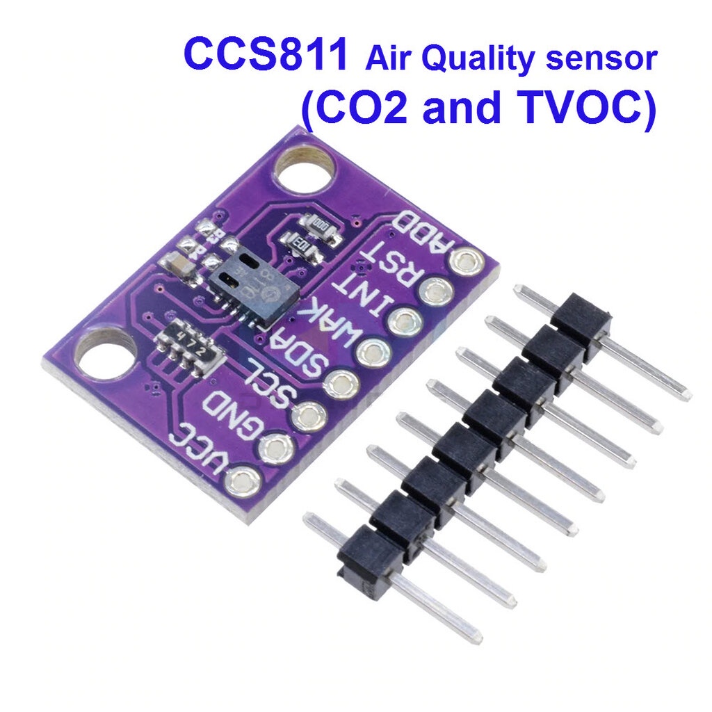 เซนเซอร์วัดคุณภาพอากาศ CCS811 Air Quality sensor (eCO2 and TVOC ...