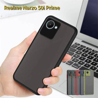 เคสขอบนิ่มหลังแข็งขุ่นคลุมกล้องRealme C33/Realme Narzo 50i Prime/Realme C30/C30S/Narzo 50i/Realme C11 2021/C21Y/C21/C20