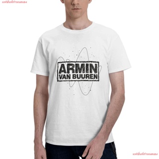 แฟชั่นที่กำหนดเอง เสื้อยืดแฟชั่นผู้ชาย DJ Disc Jockey ดีเจ ดนตรี อาร์มิน ฟาน บูเรน Armin Van Buuren Leiden Dj Tee Shirts