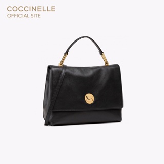 COCCINELLE กระเป๋าถือผู้หญิง รุ่น LIYA HANDBAG 180101 สี NOIR