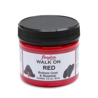 ANGELUS WALK ON RED bottom coat &amp; restorer ขนาด 2 oz.