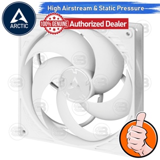 [CoolBlasterThai] ARCTIC PC Fan Case Model P14 PWM PST (size 140 mm.) WHITE-WHITE ประกัน 6 ปี