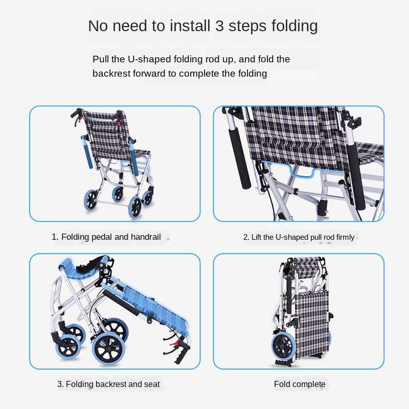 รถเข็นผู้สูงอายุ-wheelchair-รถเข็นผู้ป่วย-วีลแชร์-พับได้-พกพาสะดวก-น้ำหนักเบา-รถเข็นผู้ป่วย-น้ำหนักเบา