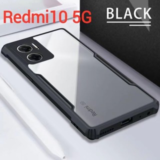 Redmi 10 5Gตรงรุ่น(พร้อมส่งในไทย)เคสกันกระแทกขอบสีหลังใสXiaomi Redmi10 5G