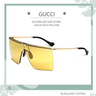 แว่นกันแดด GUCCI รุ่น GG1096S 003 SIZE 99 MM. (GOLD-GOLD-YELLOW)