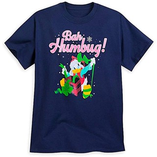 ดิสนีย์เสือยืดผู้ชาย เสื้อบอดี้โ Disney Adult Shirt - Christmas Holiday 2018 - Donald Duck Bah Humbug Disney Mens