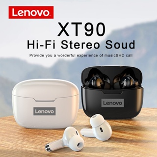 สินค้า Lenovo XT90  หูฟัง TWS Wireless หูฟังบลูทูธ Bluetooth 5.0 Touch Control IPX5 Waterproof Headset With 300mAh Charging Box