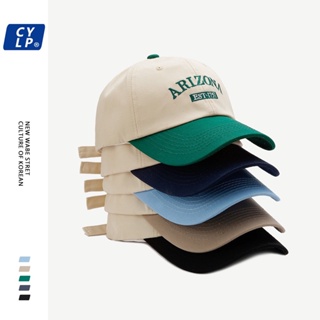 สินค้า ใหม่ ARIZONA EST ·1751 หมวกเบสบอล ปักลายตัวอักษร สองสี ปรับได้ สําหรับผู้ชาย และผู้หญิง